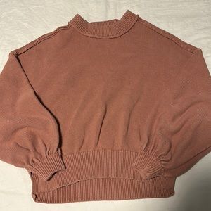 dusty rose blu pepper women’s sweater